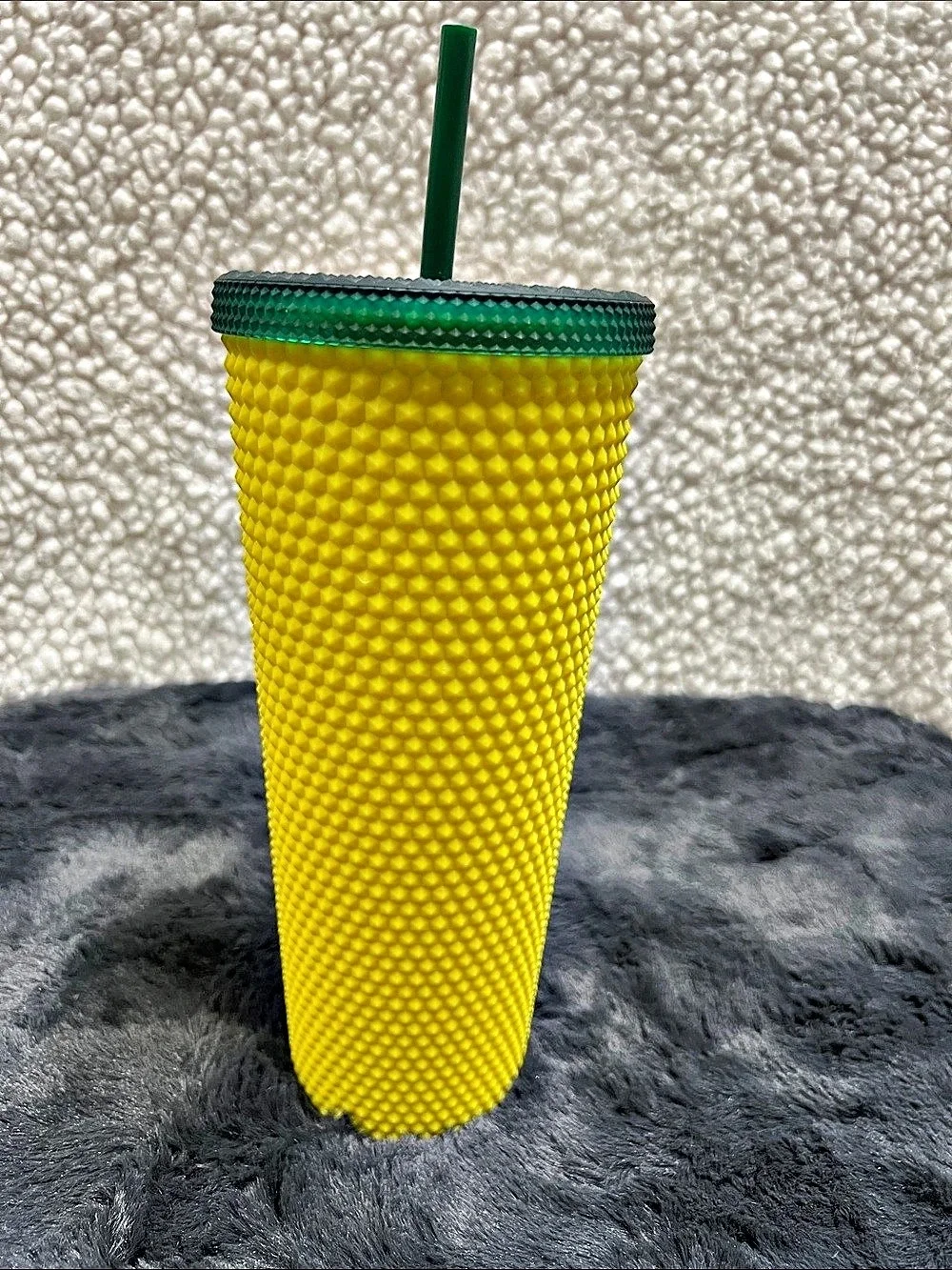 Starbucks Hawaii Exclusive 24 oz Studded Tumbler Yellow & Green NWT